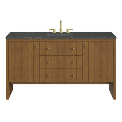 James Martin Hudson 60" Single Vanity with 3 CM Countertop