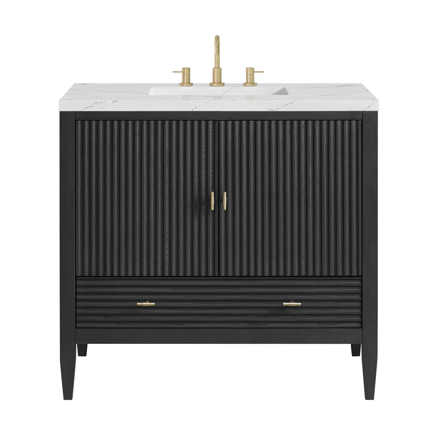 James Martin Myrrin 36" Single Vanity with 3 CM Countertop