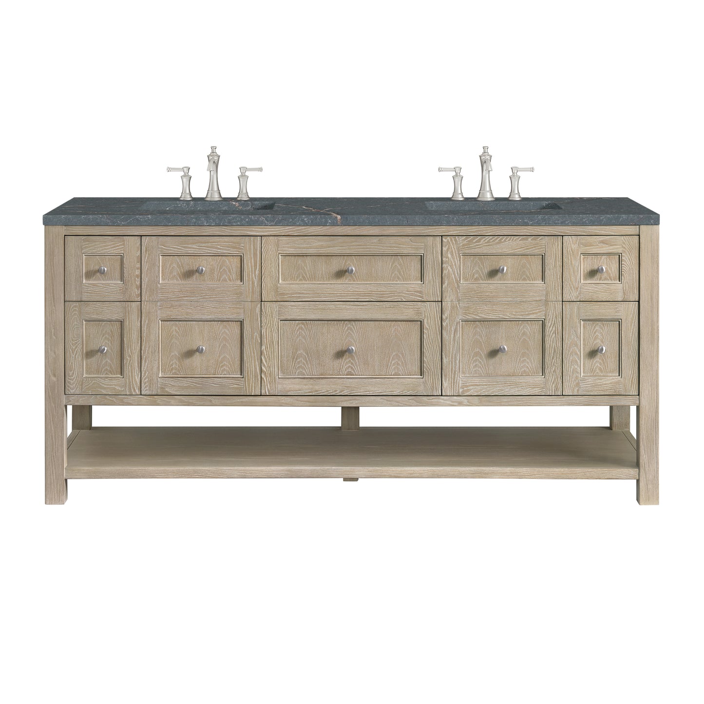 James Martin Breckenridge 72" Double Vanity w/ 3 CM Countertop