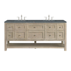 James Martin Breckenridge 72" Double Vanity w/ 3 CM Countertop