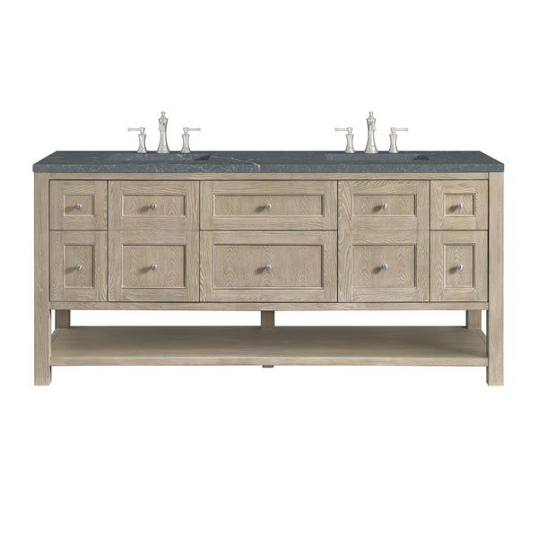 James Martin Breckenridge 72" Double Vanity w/ 3 CM Countertop