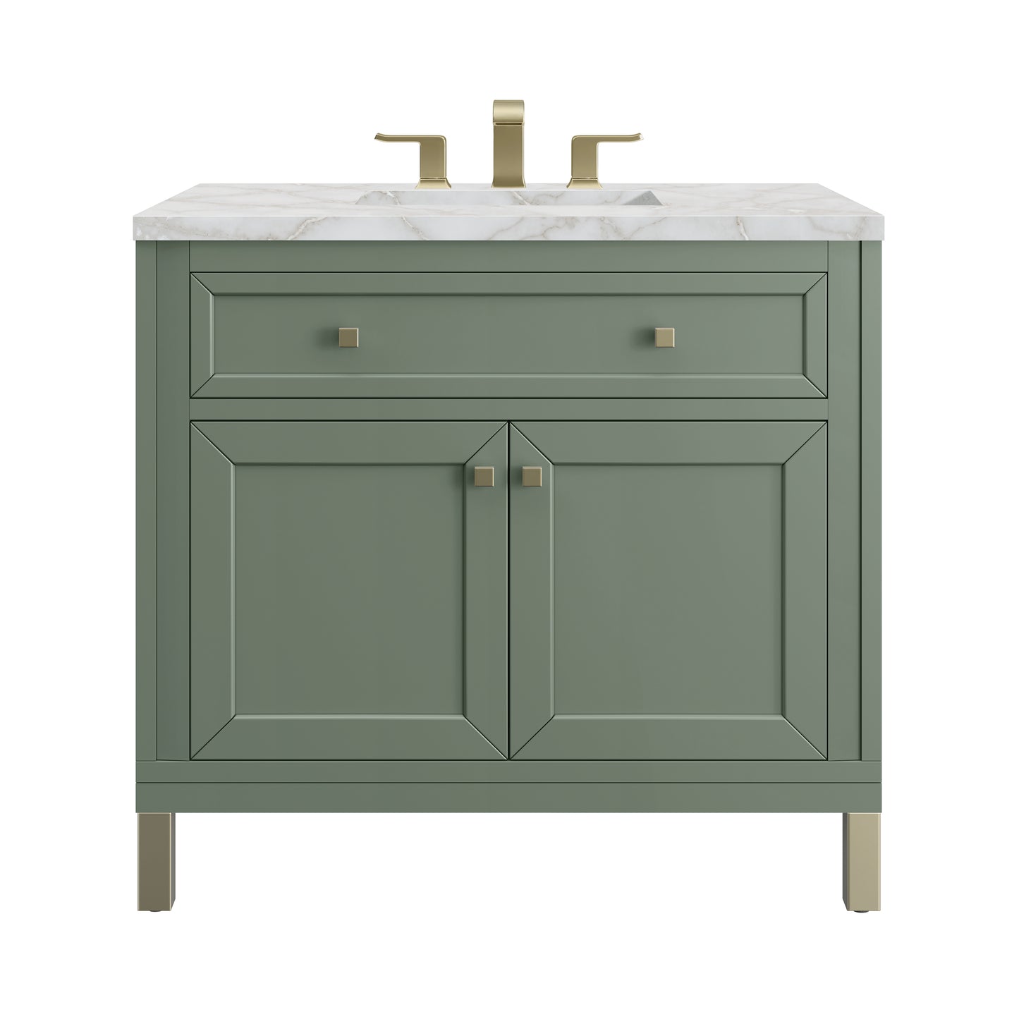 James Martin Chicago 36" Single Vanity with 3 CM Countertop