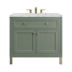 James Martin Chicago 36" Single Vanity with 3 CM Countertop