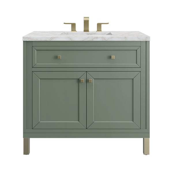 James Martin Chicago 36" Single Vanity with 3 CM Countertop