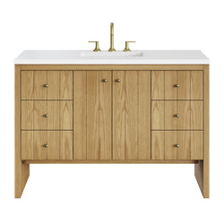 James Martin Hudson 48" Single Vanity with 3 CM Countertop