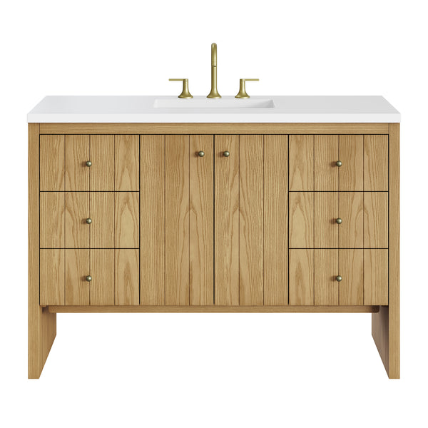 James Martin Hudson 48" Single Vanity with 3 CM Countertop