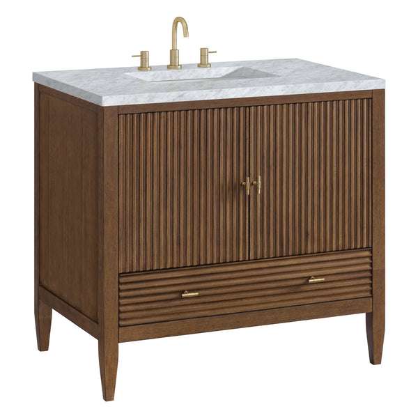 James Martin Myrrin 36" Single Vanity with 3 CM Countertop
