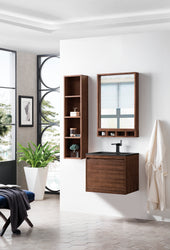 James Martin Mantova 23.6" Single Vanity with Composite Stone Top - Luxe Bathroom Vanities