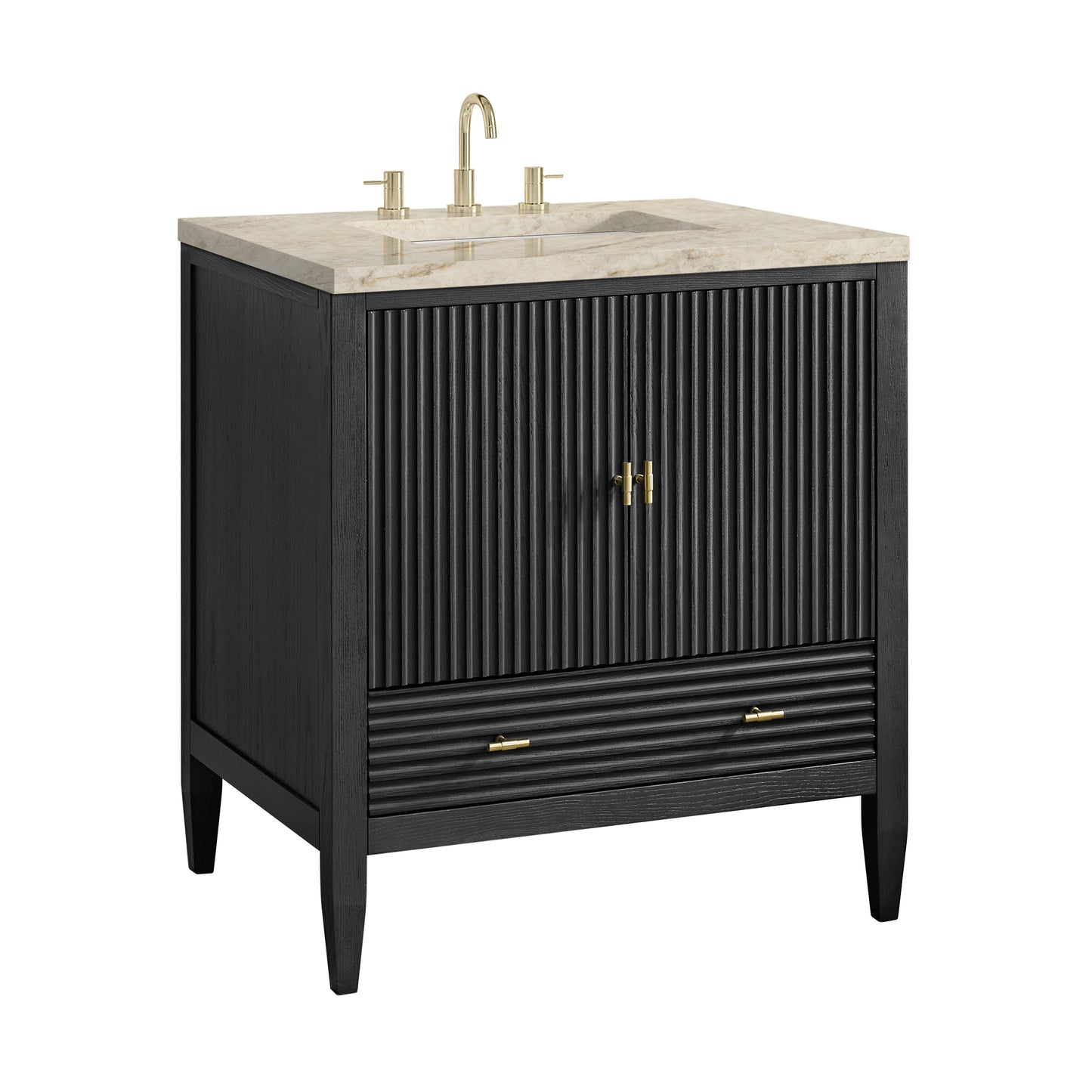 James Martin Myrrin 30" Single Vanity with 3 CM Countertop