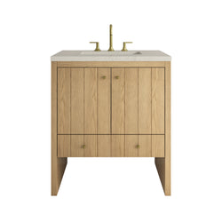 James Martin Hudson 30" Single Vanity with 3 CM Countertop