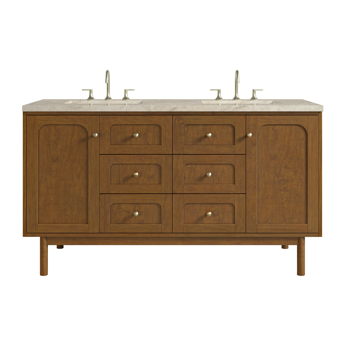 James Martin Laurent 60" Double Vanity with 3 CM Countertop