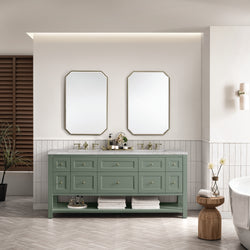James Martin Breckenridge 72" Double Vanity w/ 3 CM Countertop