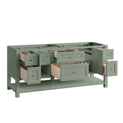James Martin Breckenridge 72" Double Vanity w/ 3 CM Countertop