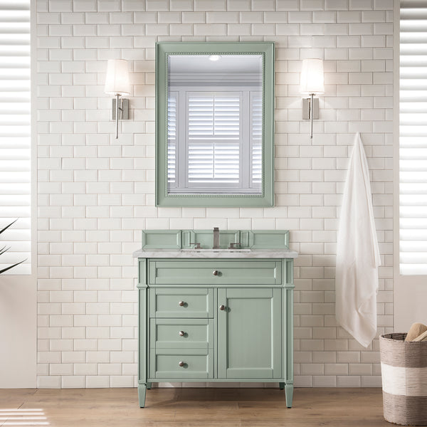 James Martin Brittany 36" Single Vanity with 3 Countertop