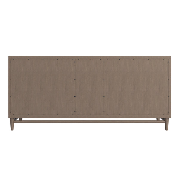 James Martin Portland 72" Double Vanity Whitewashed Walnut with 3 CM Countertop & FreePower Wireless Charger
