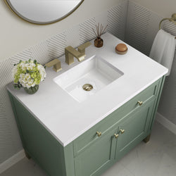 James Martin Chicago 36" Single Vanity with 3 CM Countertop