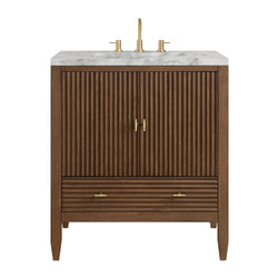 James Martin Myrrin 30" Single Vanity with 3 CM Countertop
