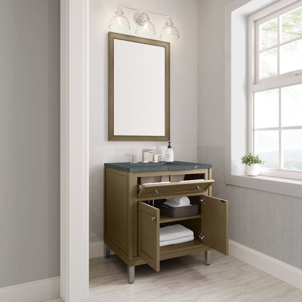 James Martin Chicago 30" Single Vanity with 3 CM Countertop