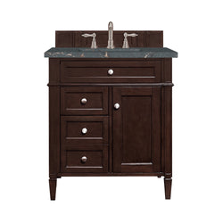 James Martin Brittany 30" Single Vanity with 3 CM Countertop