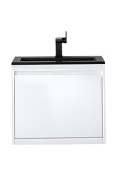 James Martin Mantova 23.6" Single Vanity with Composite Stone Top - Luxe Bathroom Vanities