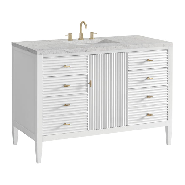 James Martin 48" Myrrin Vanity, W/ 3CM Top