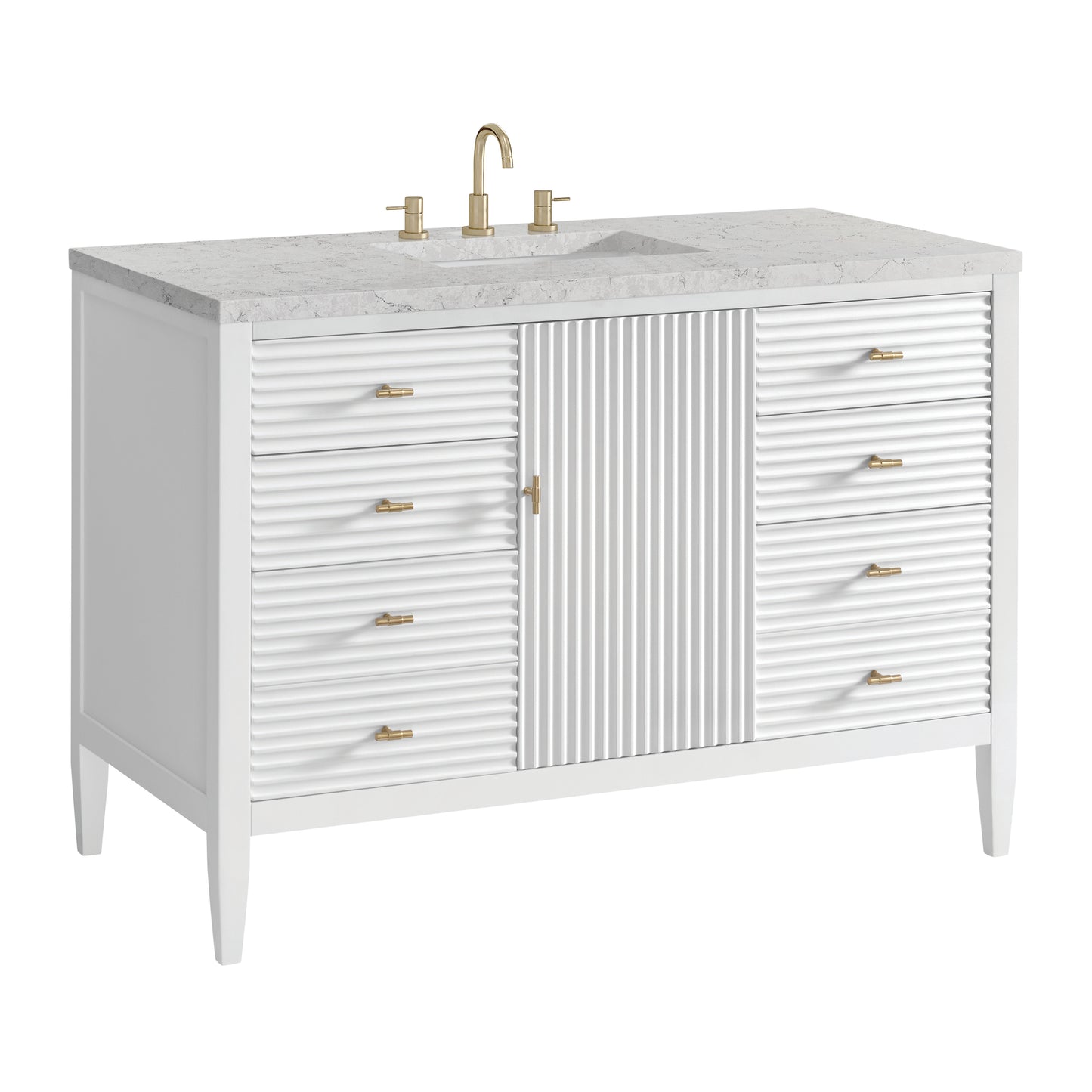 James Martin Myrrin 48" Single Vanity with 3 CM Countertop