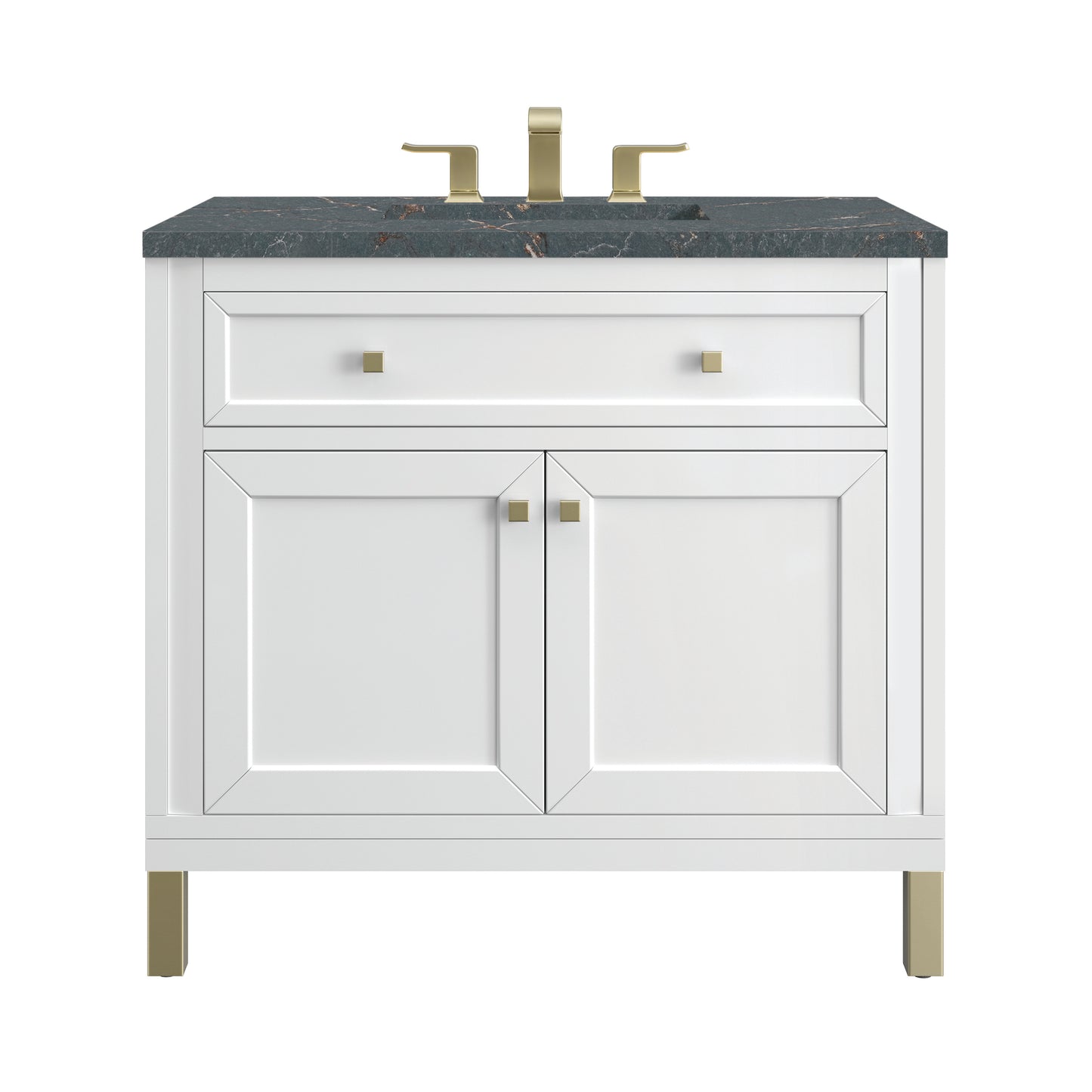 James Martin Chicago 36" Single Vanity with 3 CM Countertop