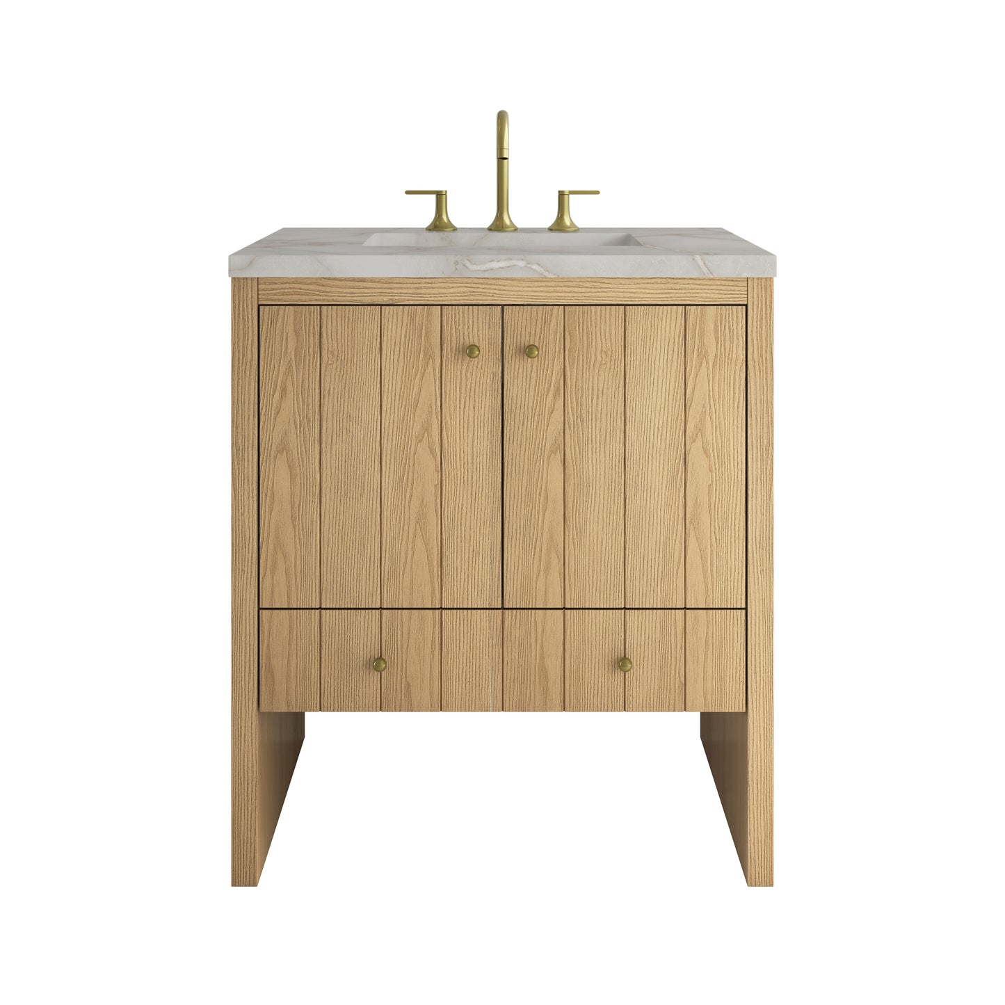 James Martin Hudson 30" Single Vanity with 3 CM Countertop