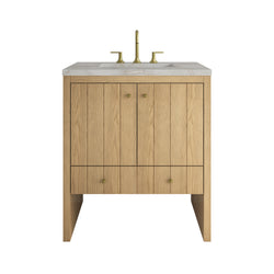 James Martin Hudson 30" Single Vanity with 3 CM Countertop