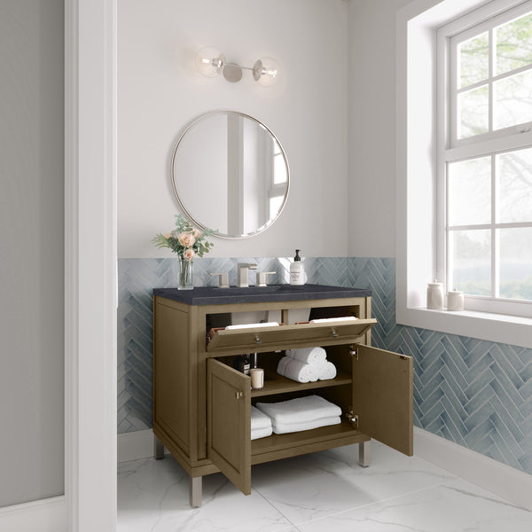 James Martin Chicago 36" Single Vanity with 3 CM Countertop