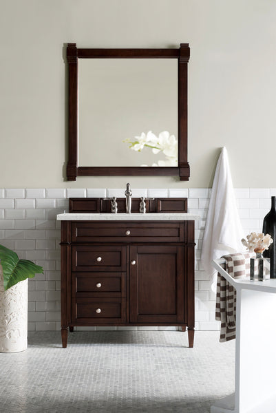 James Martin Brittany 36" Single Vanity with 3 Countertop