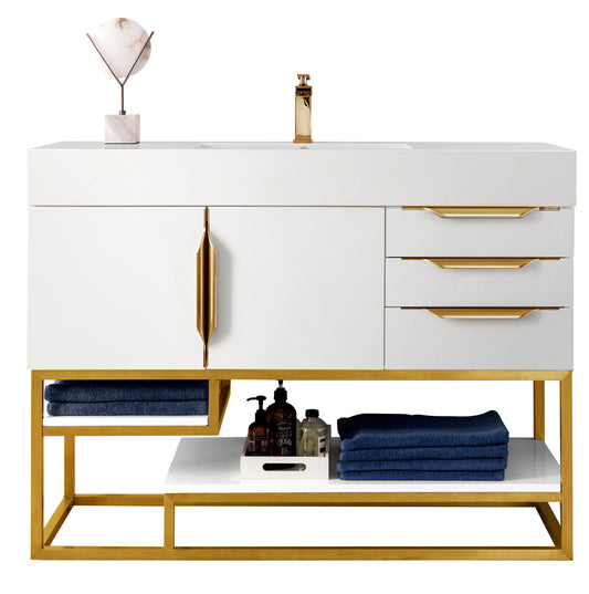 James Martin Columbia 48" Single Vanity New - Luxe Bathroom Vanities