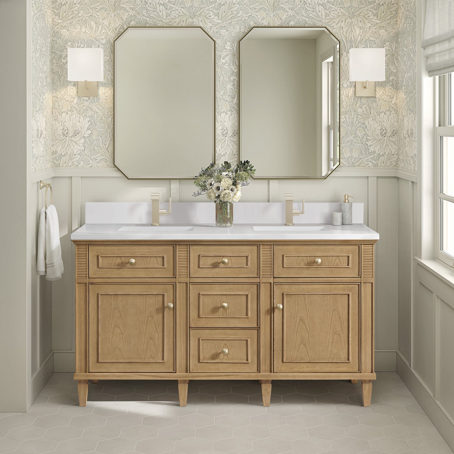 James Martin 60" Lorelai Double Vanity