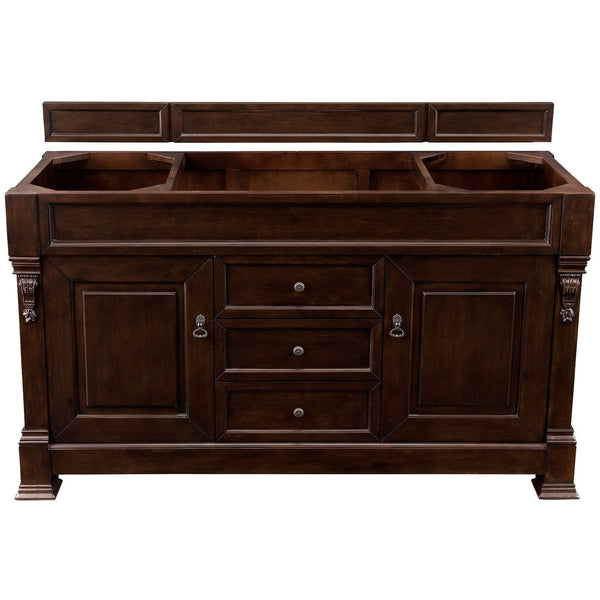 James Martin Brookfield 60" Single Vanity Vanities James Martin Burnished Mahogany Cabinet Only 