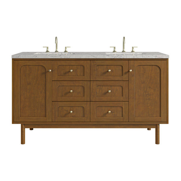 James Martin Laurent 60" Double Vanity with 3 CM Countertop