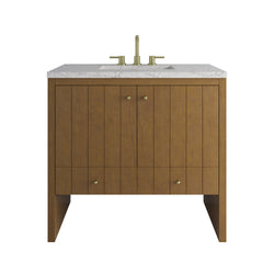 James Martin Hudson 36" Single Vanity with 3 CM Countertop