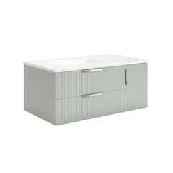 Fresca Camille 36" Floating Bathroom Cabinet with Top & Sink