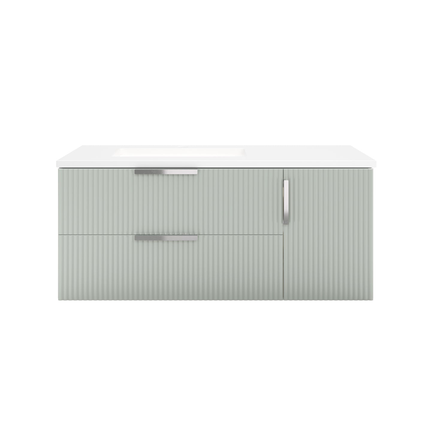 Fresca Camille 36" Floating Bathroom Cabinet with Top & Sink