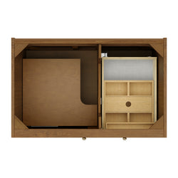 James Martin Laurent 36" Single Vanity with Single Hole 3 CM Countertop and Matching Backsplash