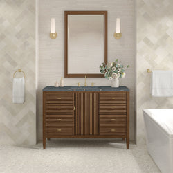 James Martin Myrrin 48" Single Vanity with 3 CM Countertop & FreePower Wireless Charger