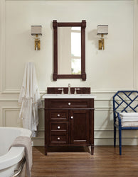 James Martin Brittany 30" Single Vanity with 3 CM Countertop