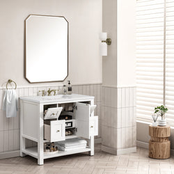 James Martin Breckenridge 36" Single Vanity w/ 3CM Countertop