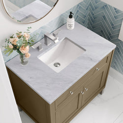 James Martin Chicago 36" Single Vanity with 3 CM Countertop