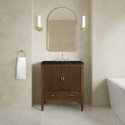 James Martin Myrrin 30" Single Vanity with 3 CM Countertop