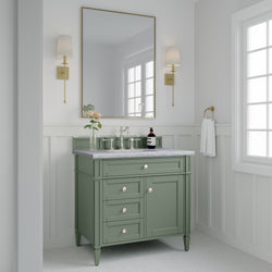 James Martin Brittany 36" Single Vanity with 3 Countertop
