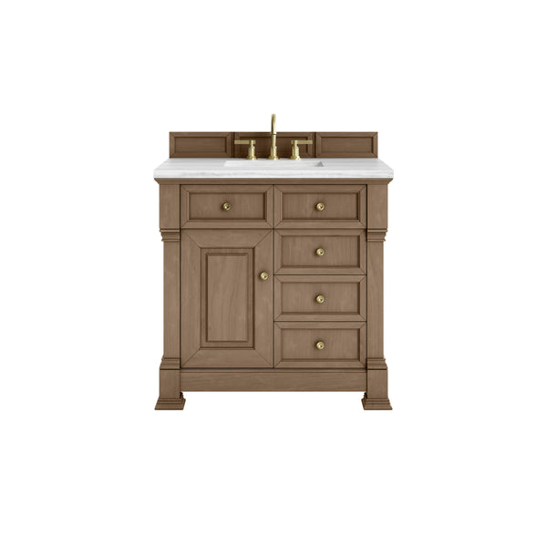 James Martin Brookfield 36" Single Vanity with 3 CM Countertop - Luxe Bathroom Vanities
