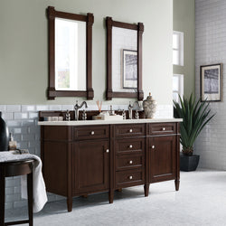 James Martin Brittany 60" Double Vanity with 3 CM Countertop