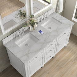 James Martin Lorelai 60" Double Vanity with 3 CM Countertop & FreePower Wireless Charger