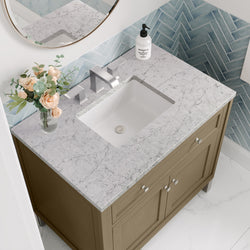 James Martin Chicago 36" Single Vanity with 3 CM Countertop