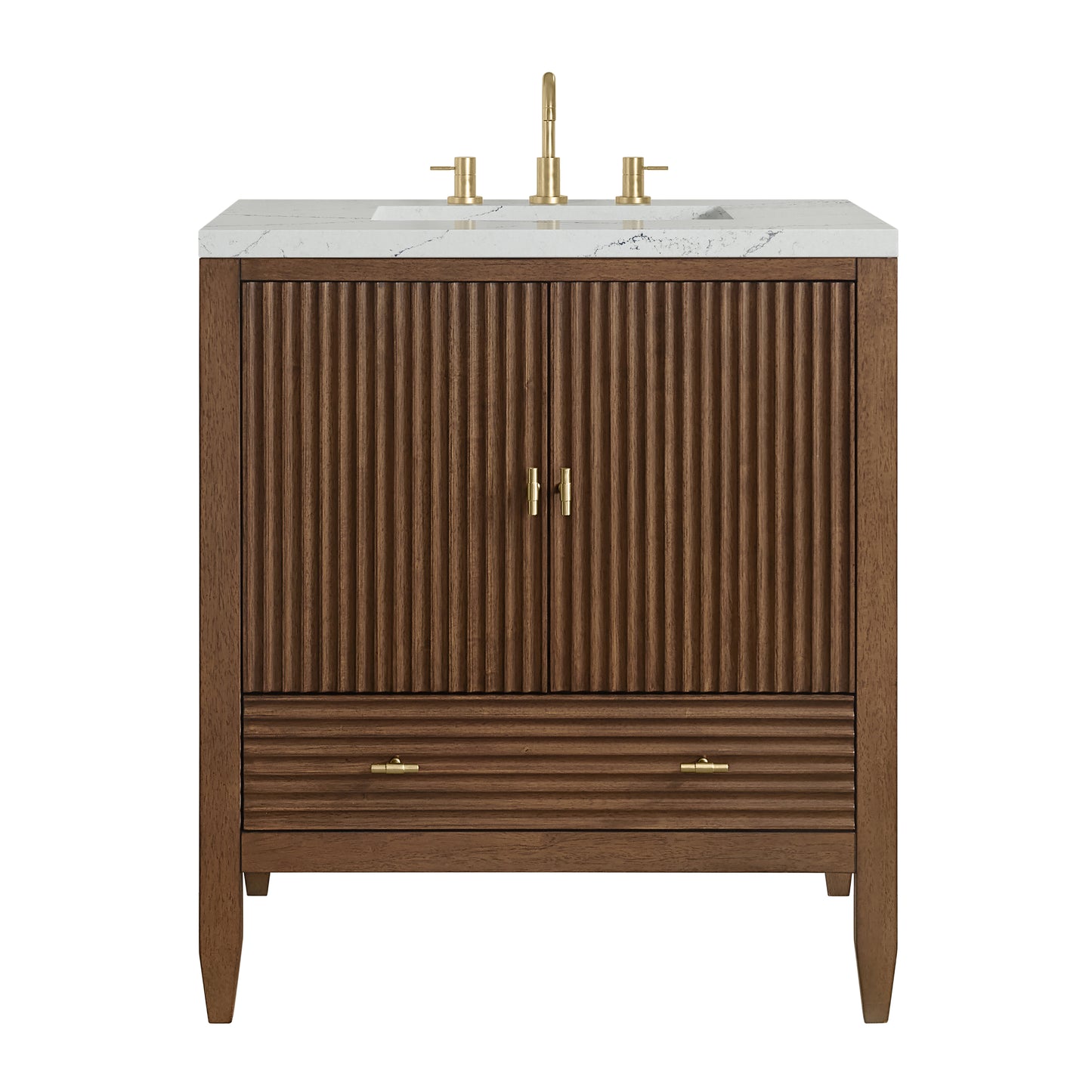 James Martin Myrrin 30" Single Vanity with 3 CM Countertop